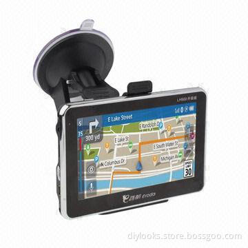 4.3-inch TFT Touchscreen Car GPS Navigator, Free 2GB TF Card and Map, Supports Bluetooth